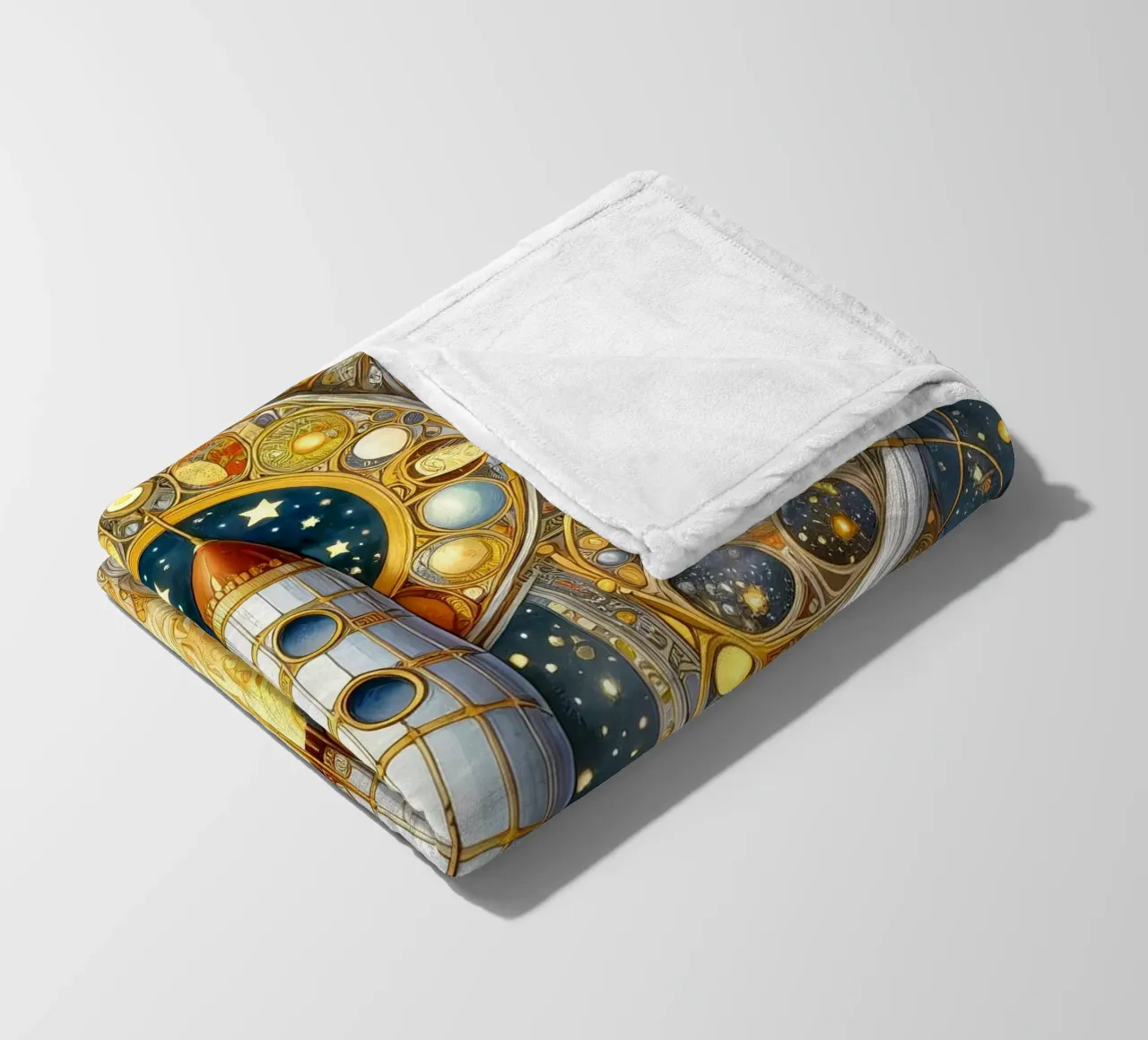 Razzo coperta in pile da Art-Nouveau-Dsg