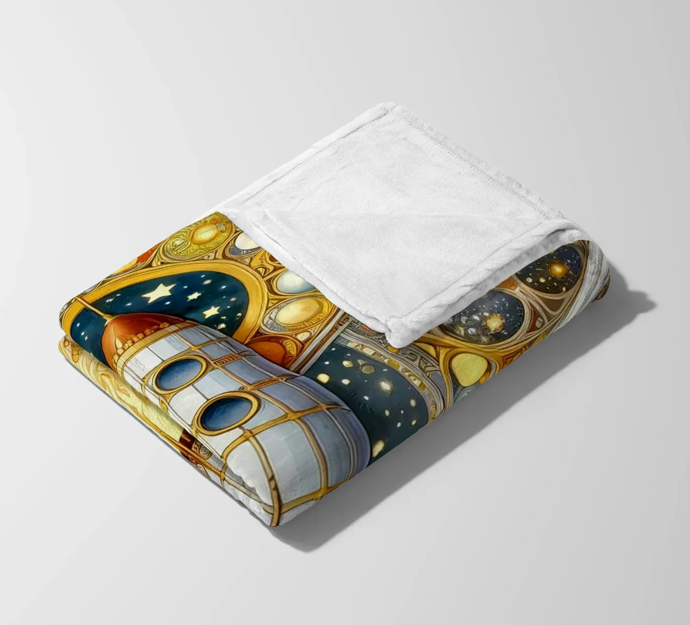 Razzo coperta in pile da Art-Nouveau-Dsg