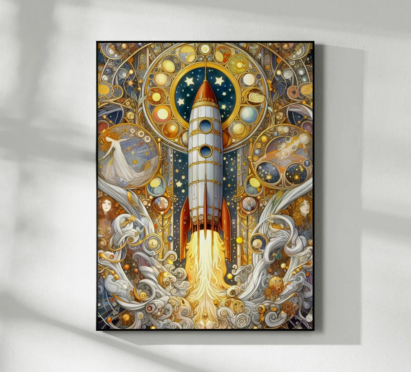 Rocket Acryl-Glas von Art-Nouveau-Dsg