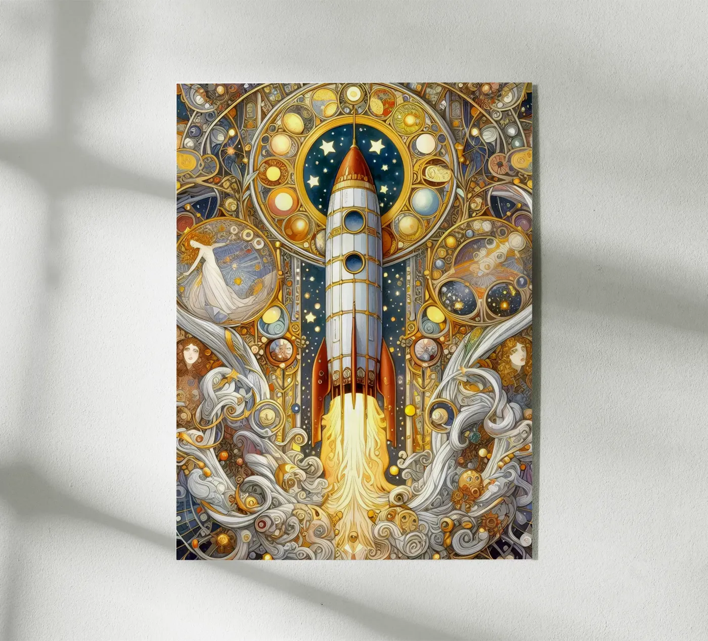 Rocket Acryl-Glas von Art-Nouveau-Dsg