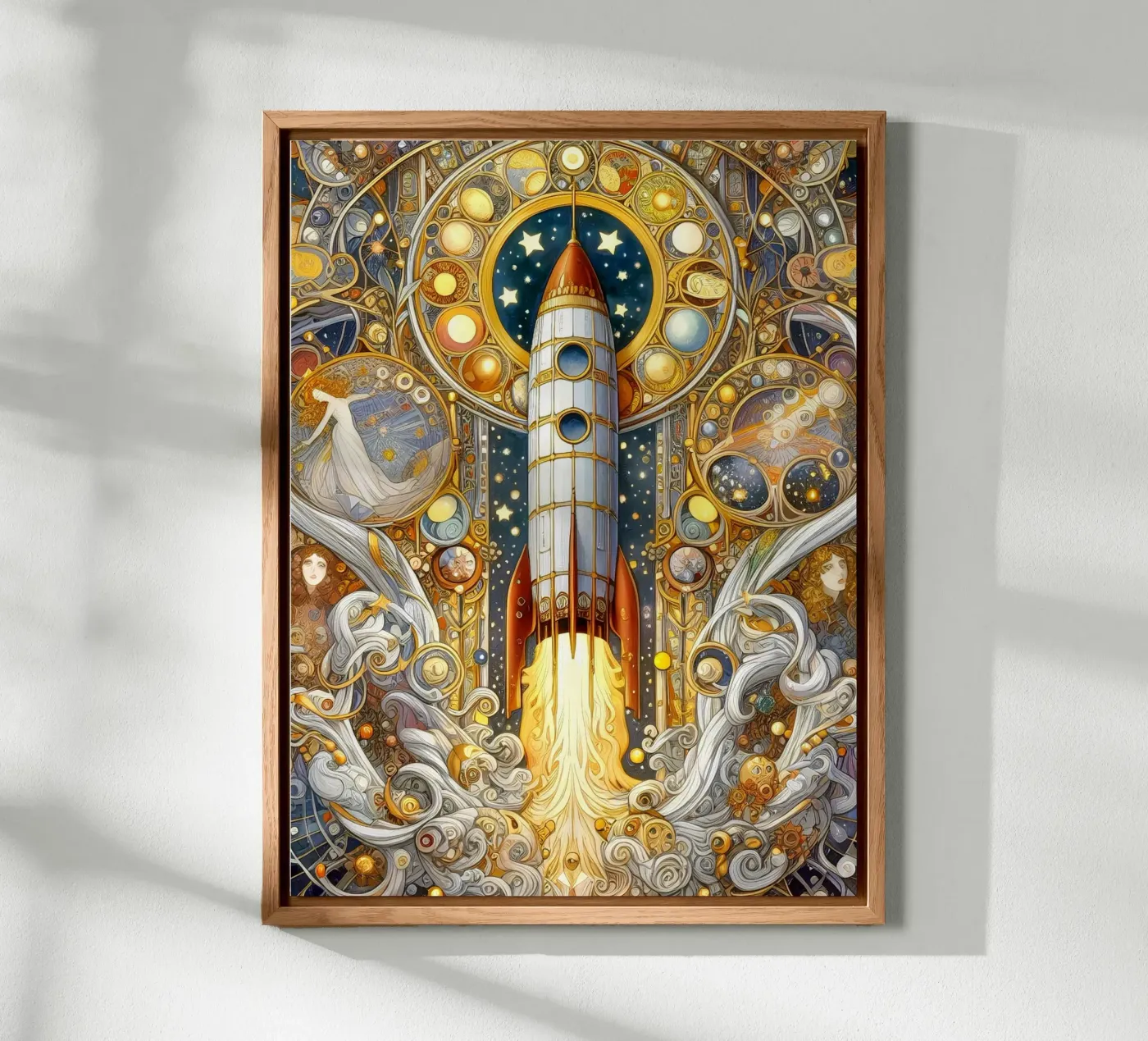Rakete Forex-Platte von Art-Nouveau-Dsg