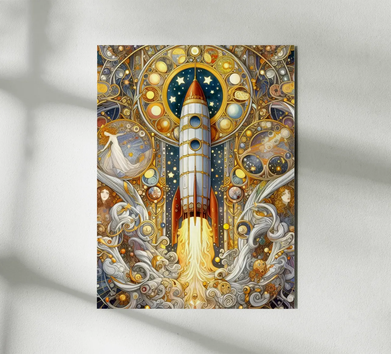 Razzo alluminio dibond da Art-Nouveau-Dsg