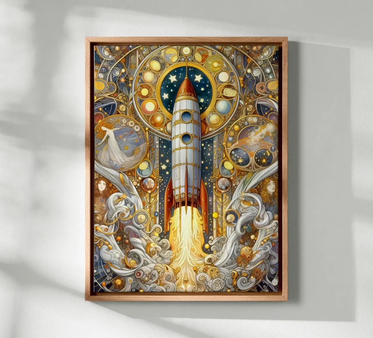 Rocket canvas by Art-Nouveau-Dsg