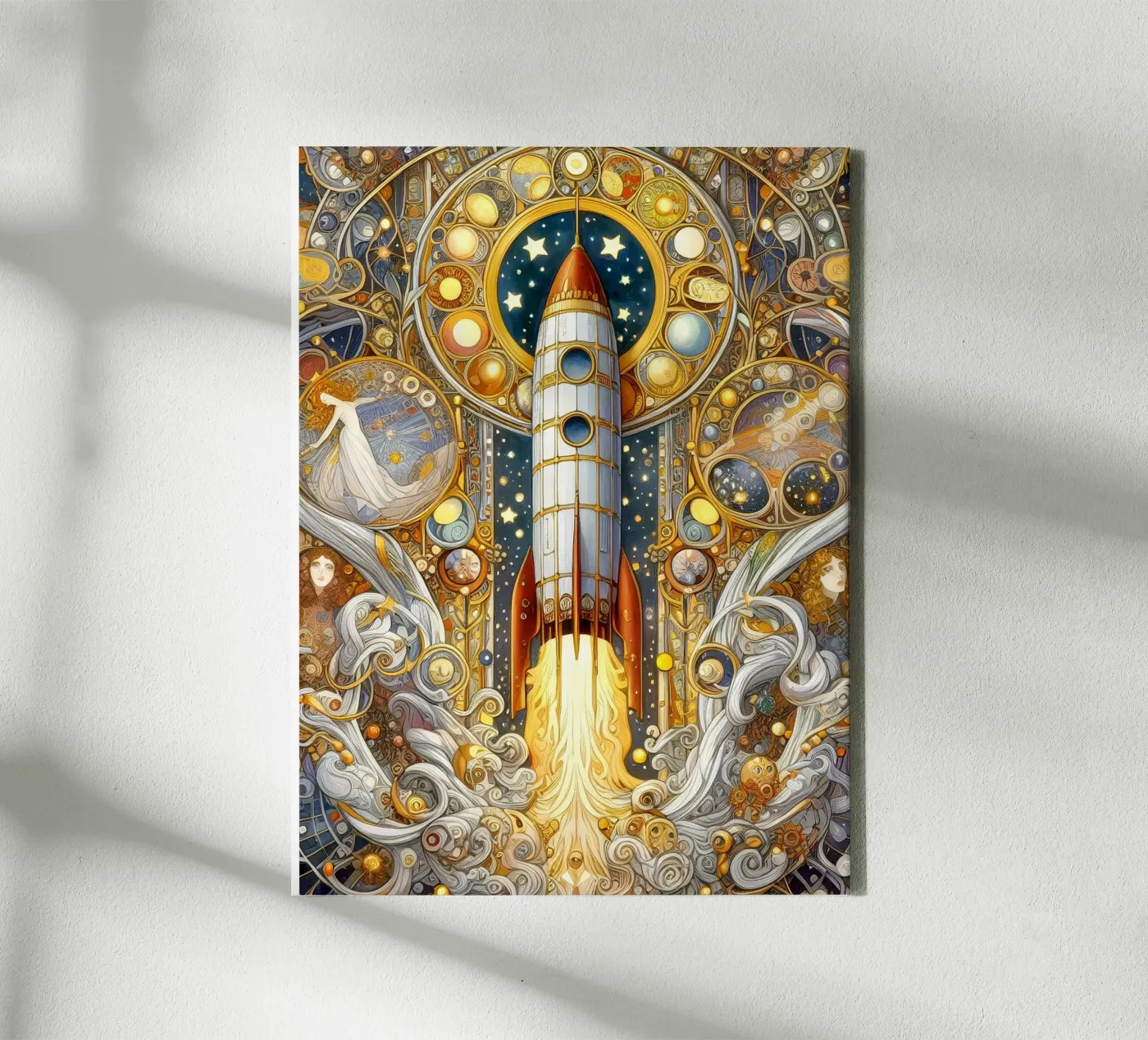 Rocket tela da Art-Nouveau-Dsg