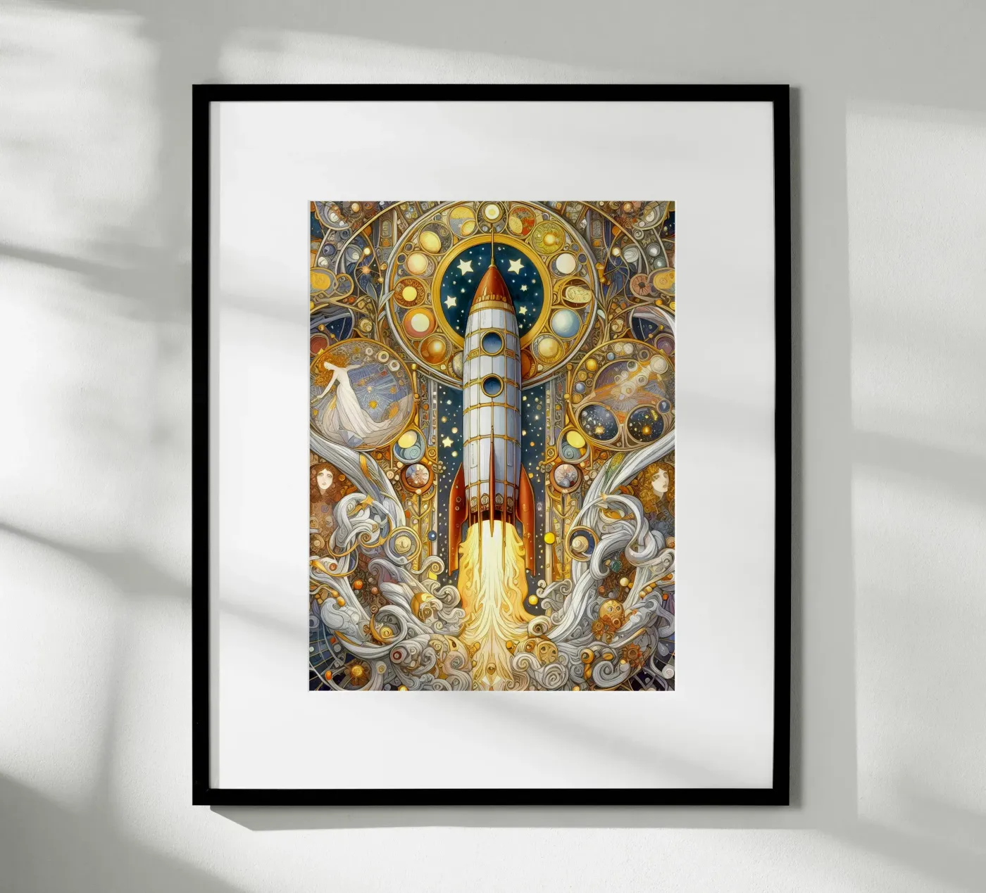 Rocket poster by Art-Nouveau-Dsg