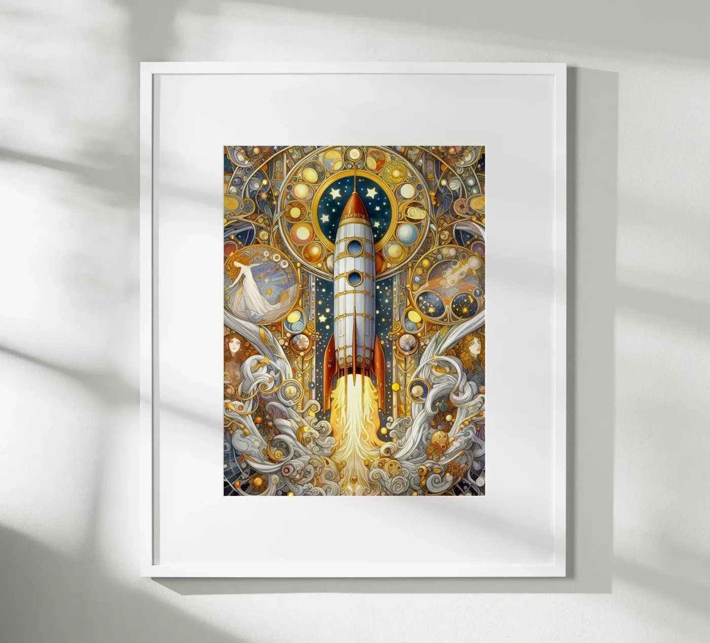 Rocket Poster von Art-Nouveau-Dsg