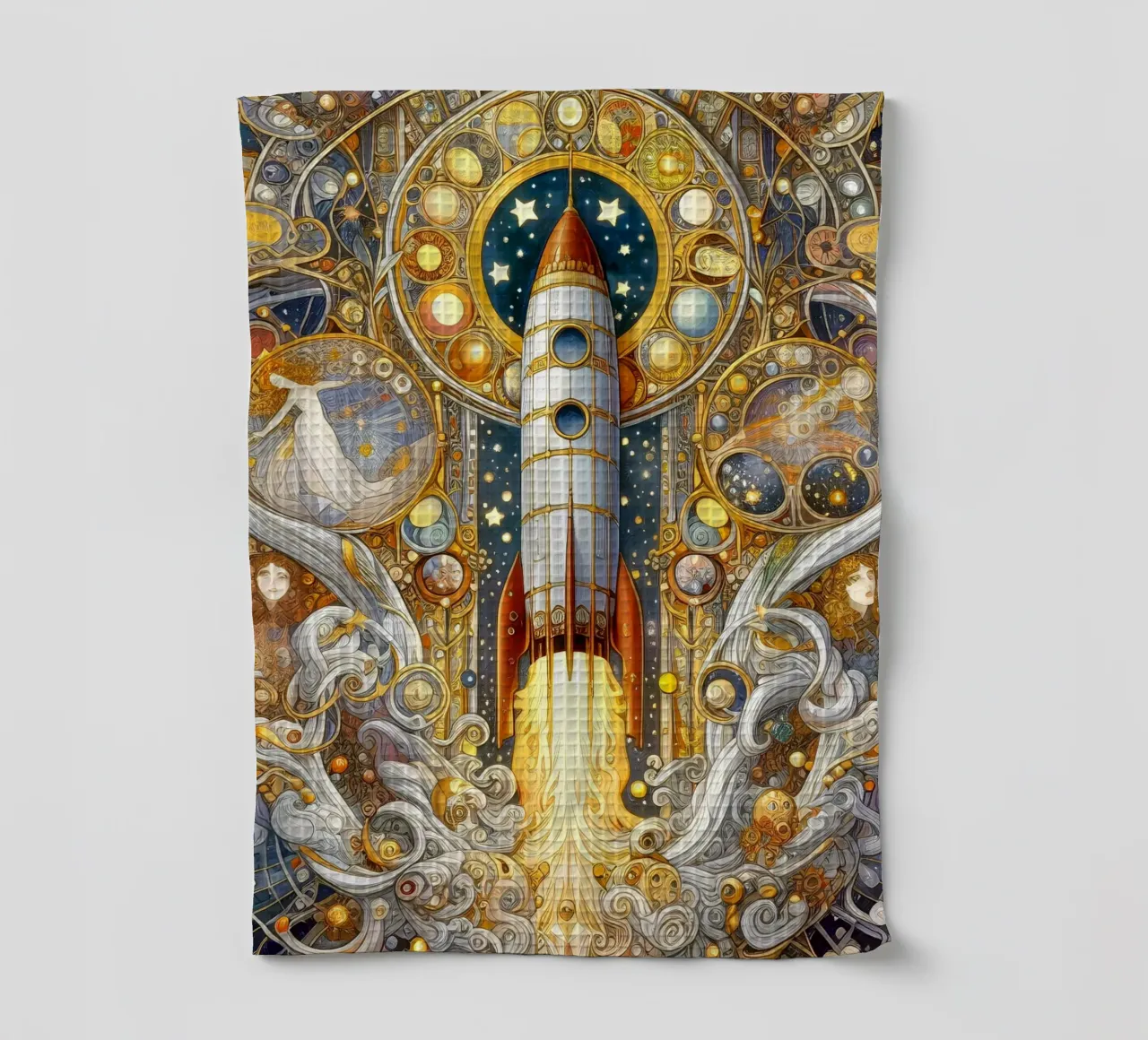 Missile torchon de Art-Nouveau-Dsg