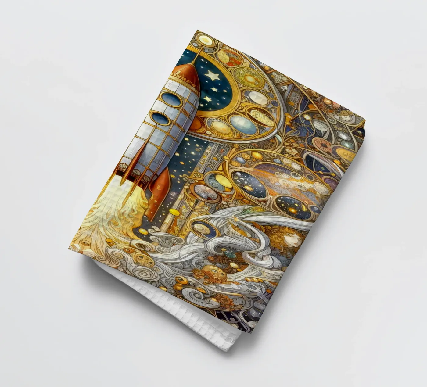 Rocket canovaccio da cucina da Art-Nouveau-Dsg