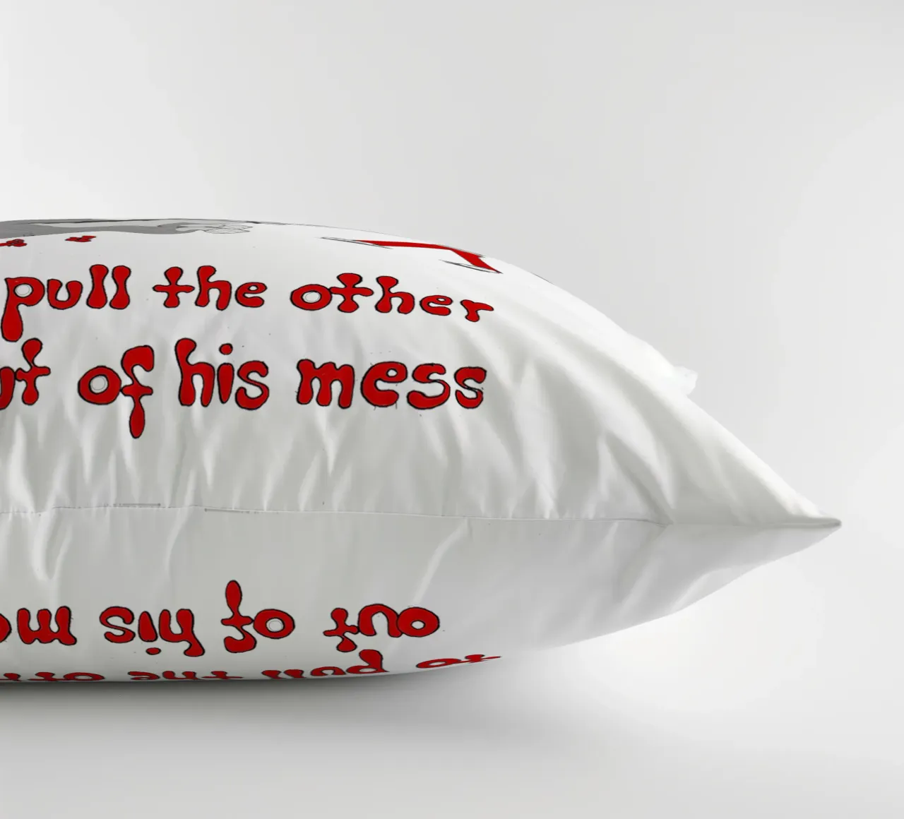 "True Love is to pull the other out of his mess" cuscino da Pferdemädchen