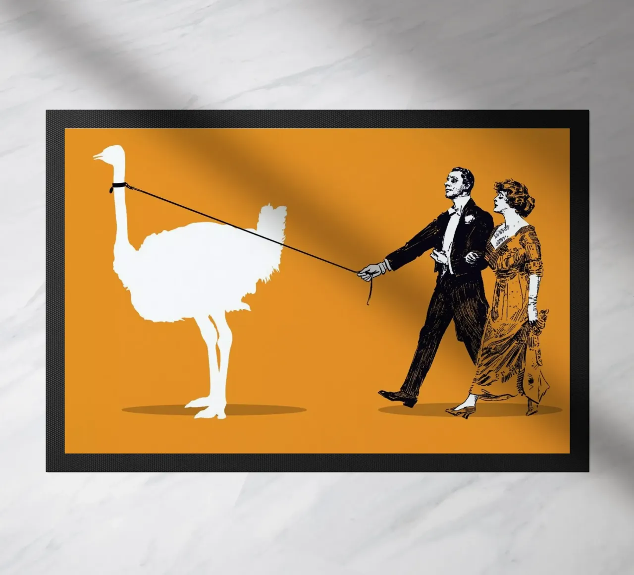 Walking The Ostrich zerbino da Rob Art | Illustration