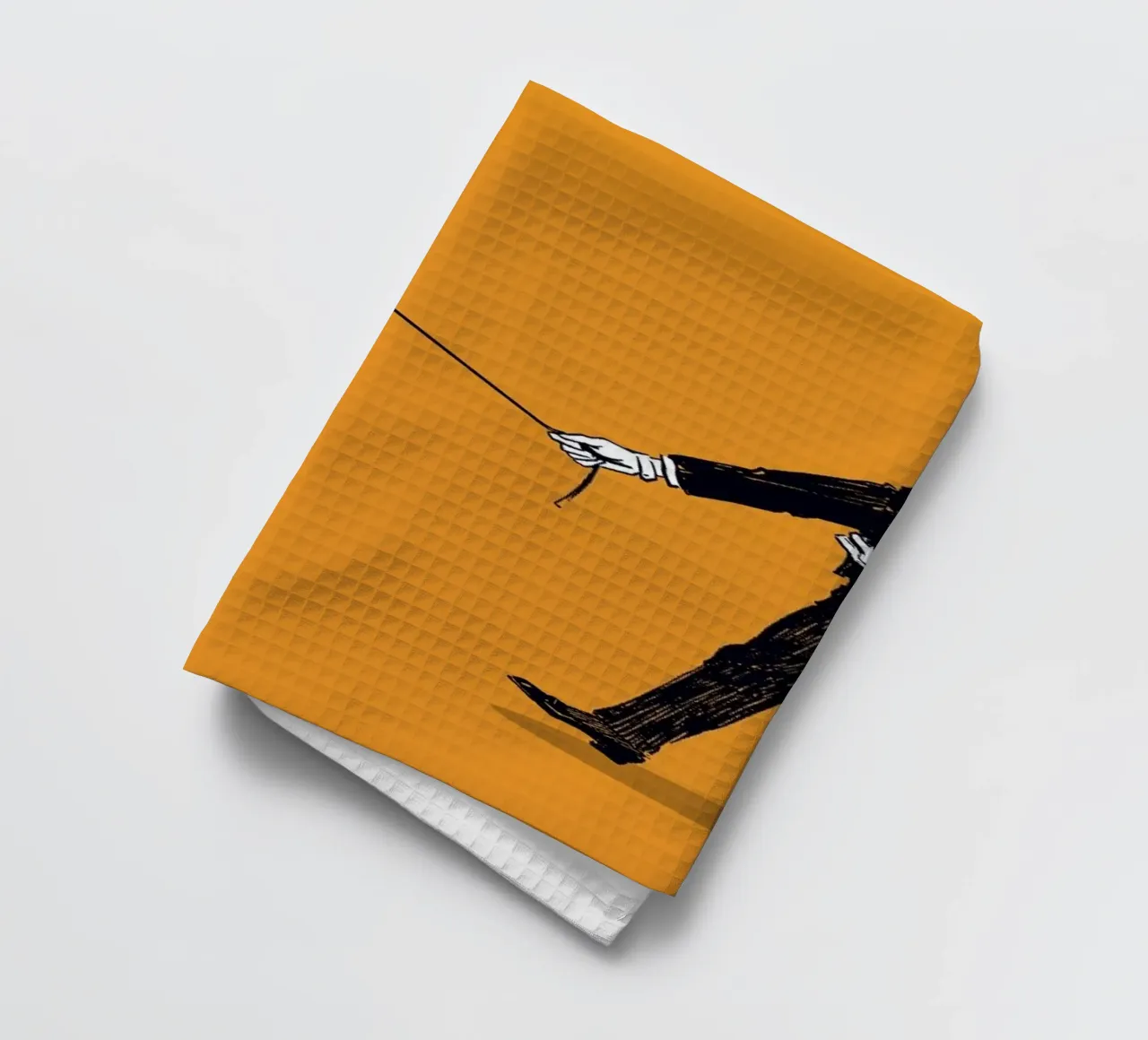 Walking The Ostrich canovaccio da cucina da Rob Art | Illustration