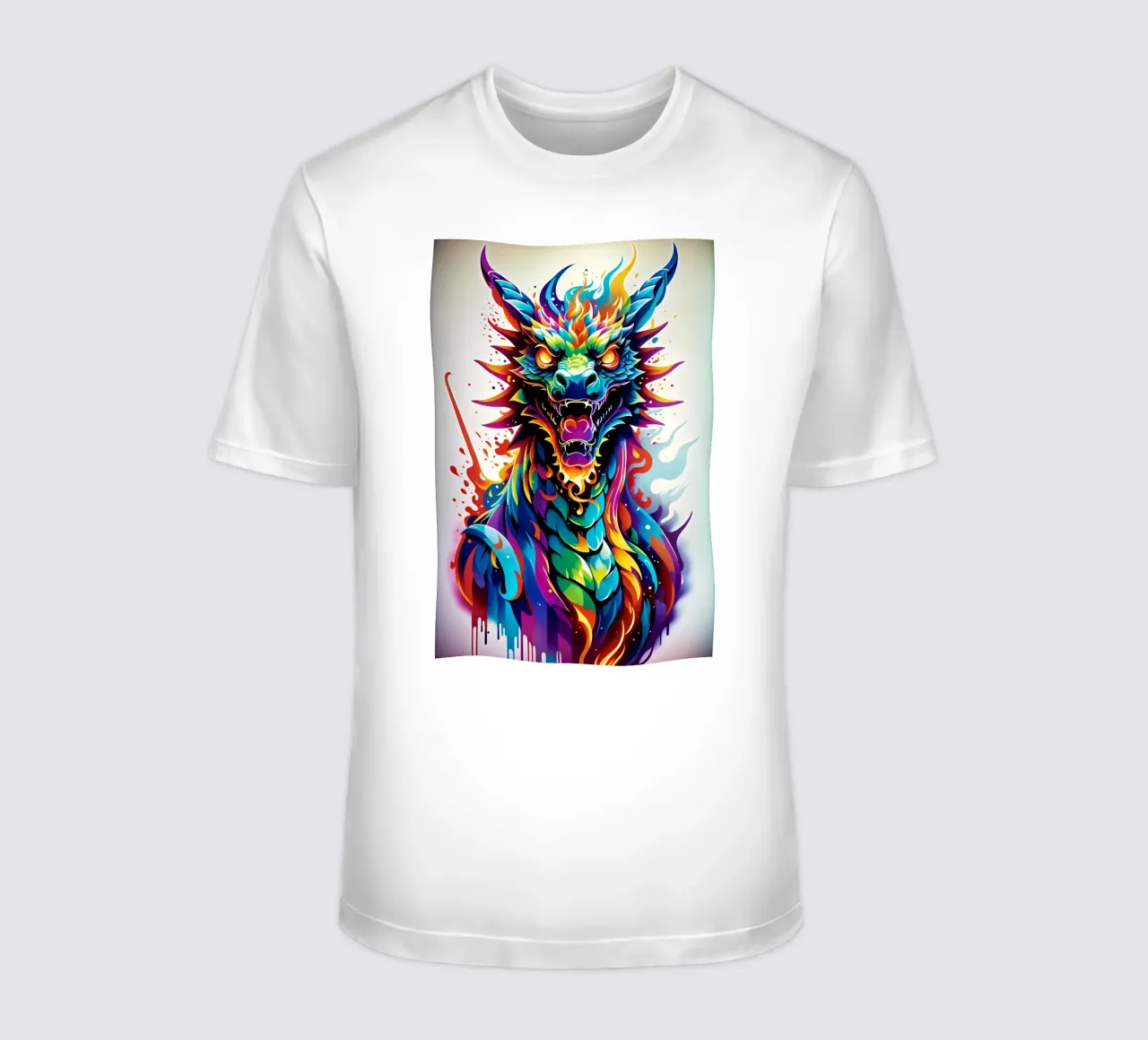Drachenporträt neon wpap T-Shirt von MakArena