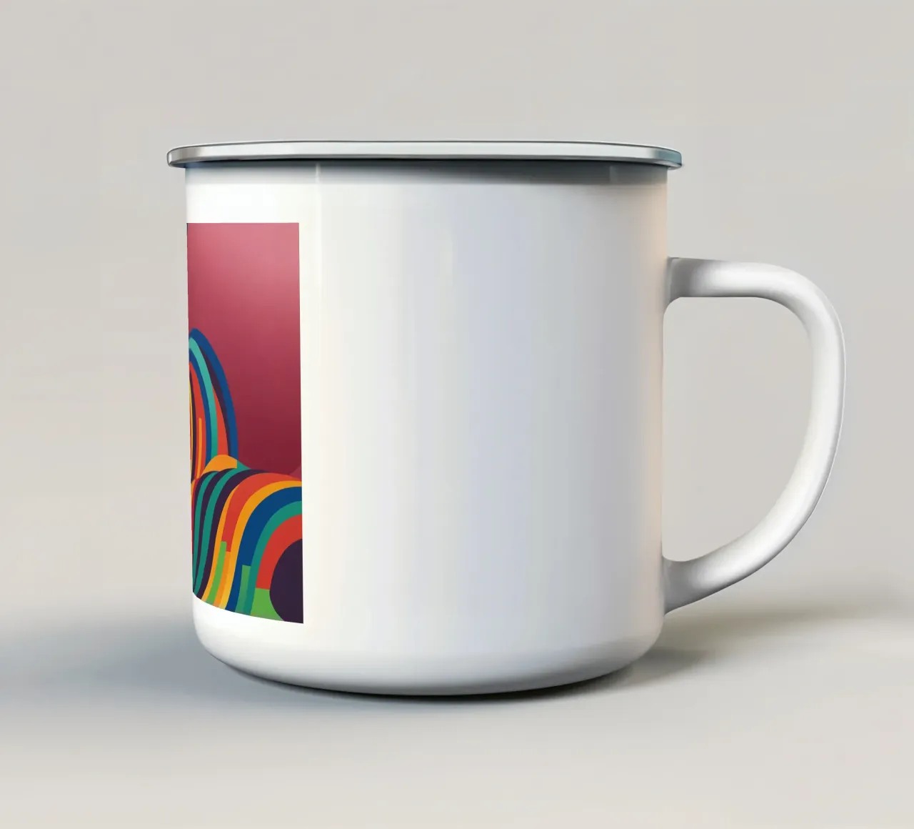 Flessibile - Serie 23 tazza in smalto da Atelier-88