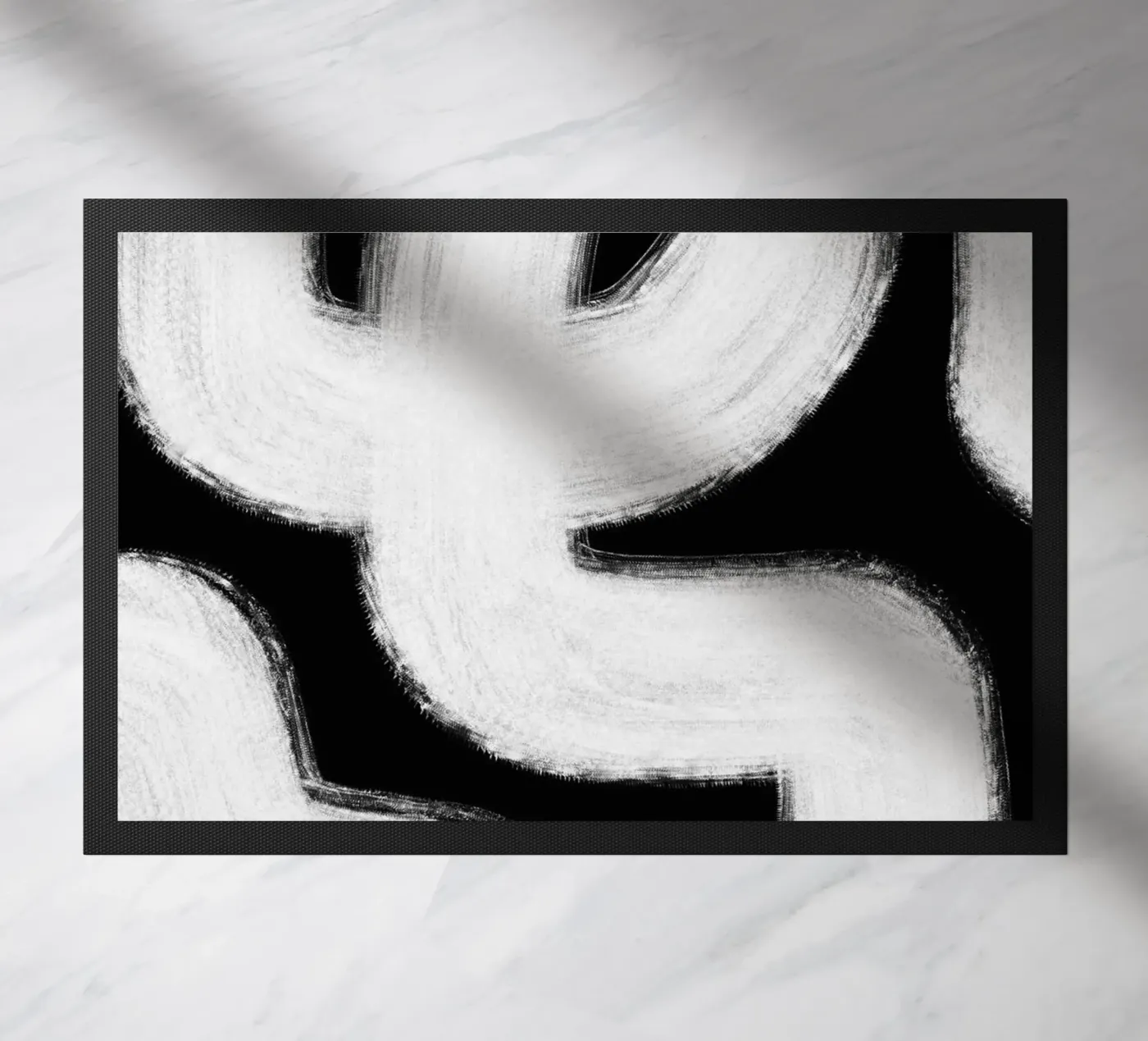 Abstract Brush I deurmat van BAINAI