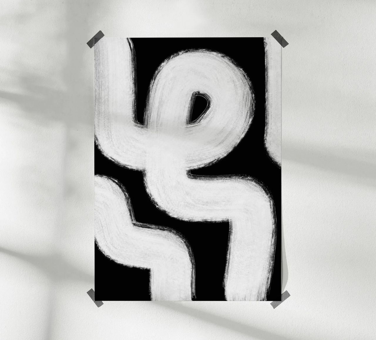 Abstract Brush I Poster von BAINAI