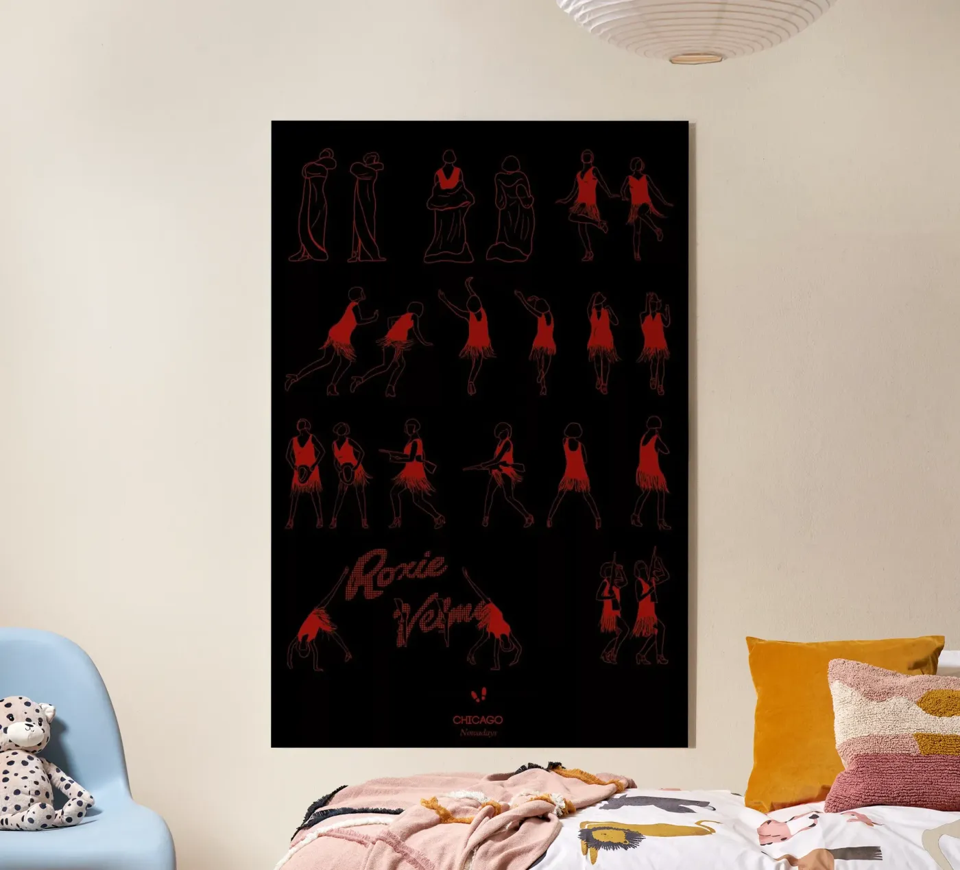 Chicago - Nowadays acryl van Niege Borges