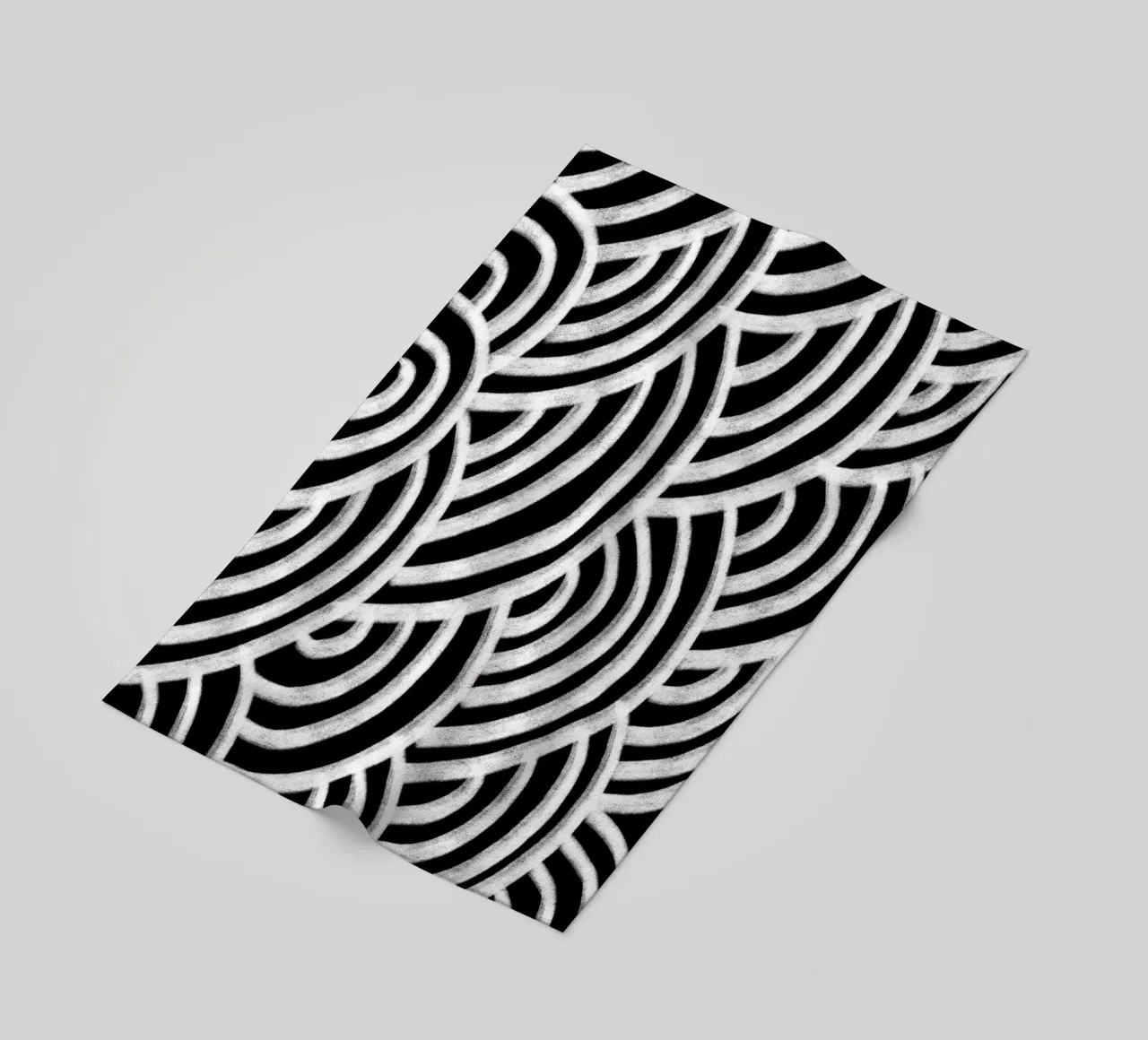 Line study II - black telo mare da BAINAI