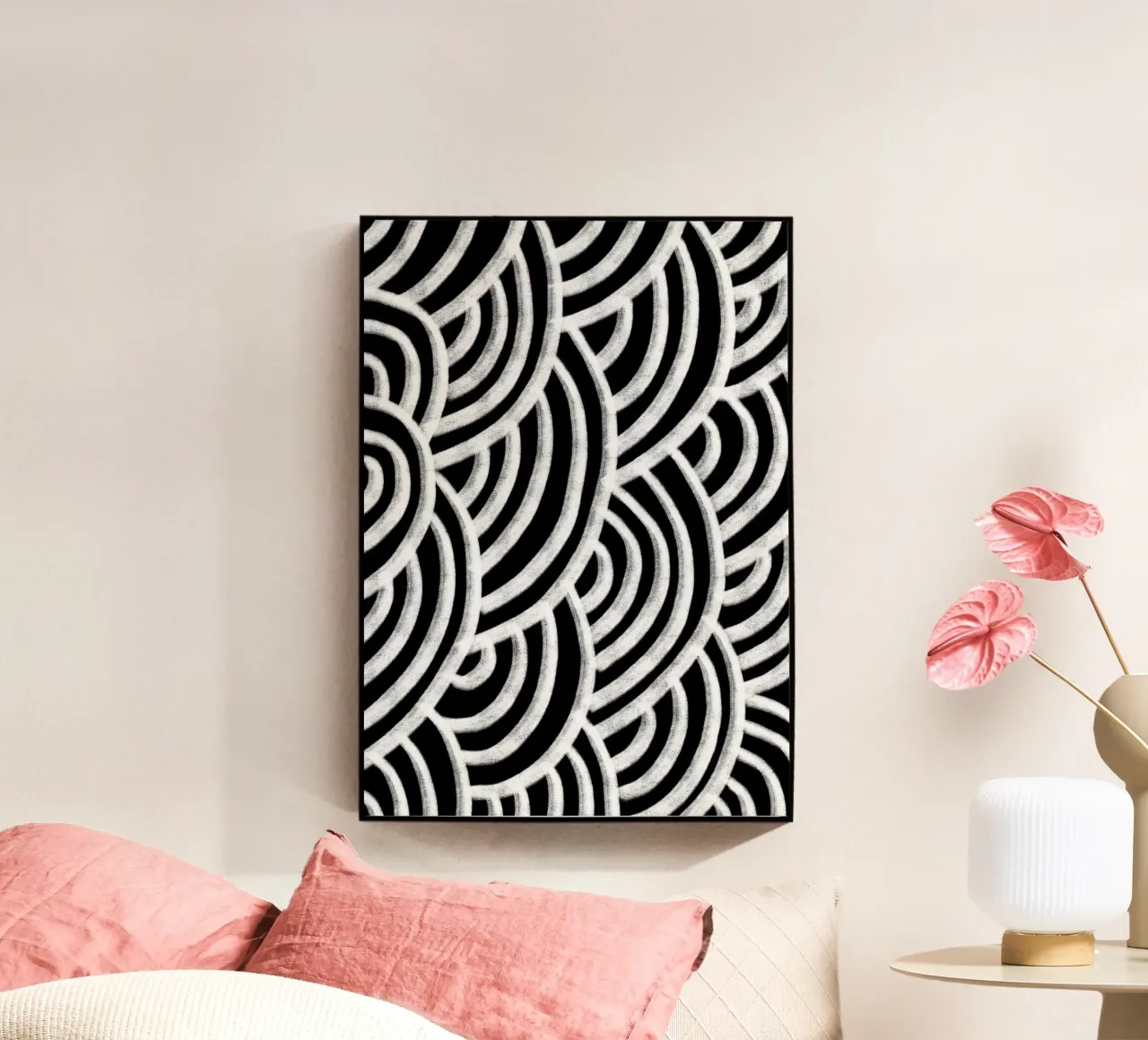 Line study II - black plexiglass da BAINAI