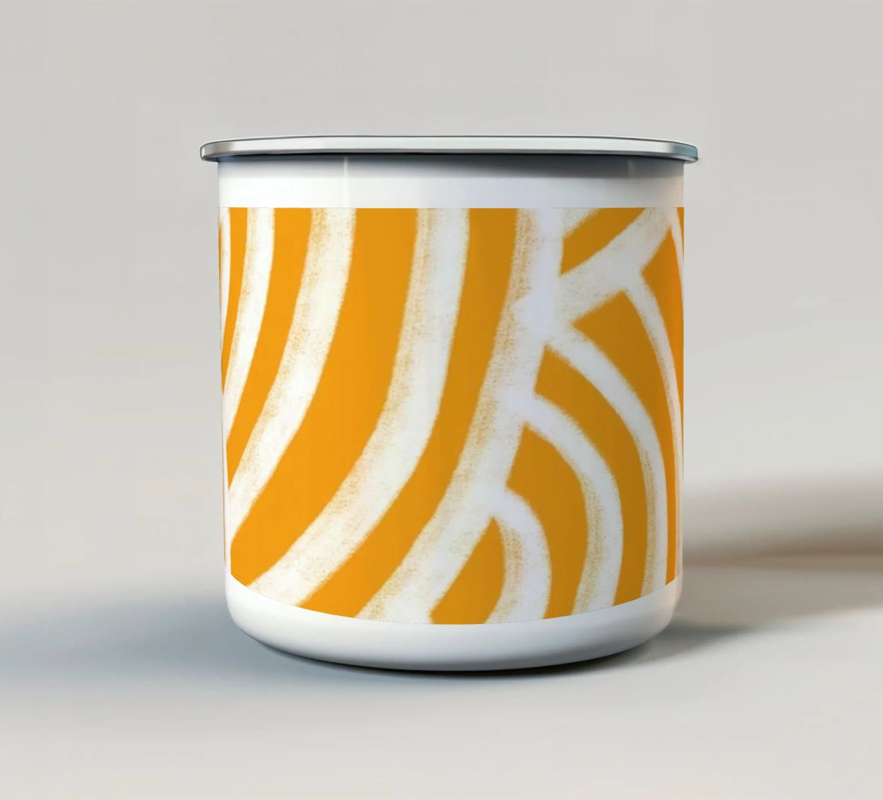 Line study II - yellow tazza in smalto da BAINAI