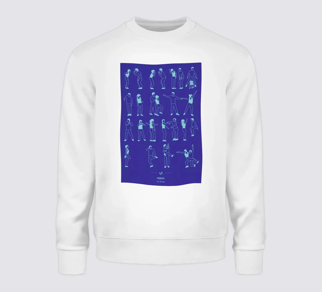 Friends - The Routine felpa da Niege Borges