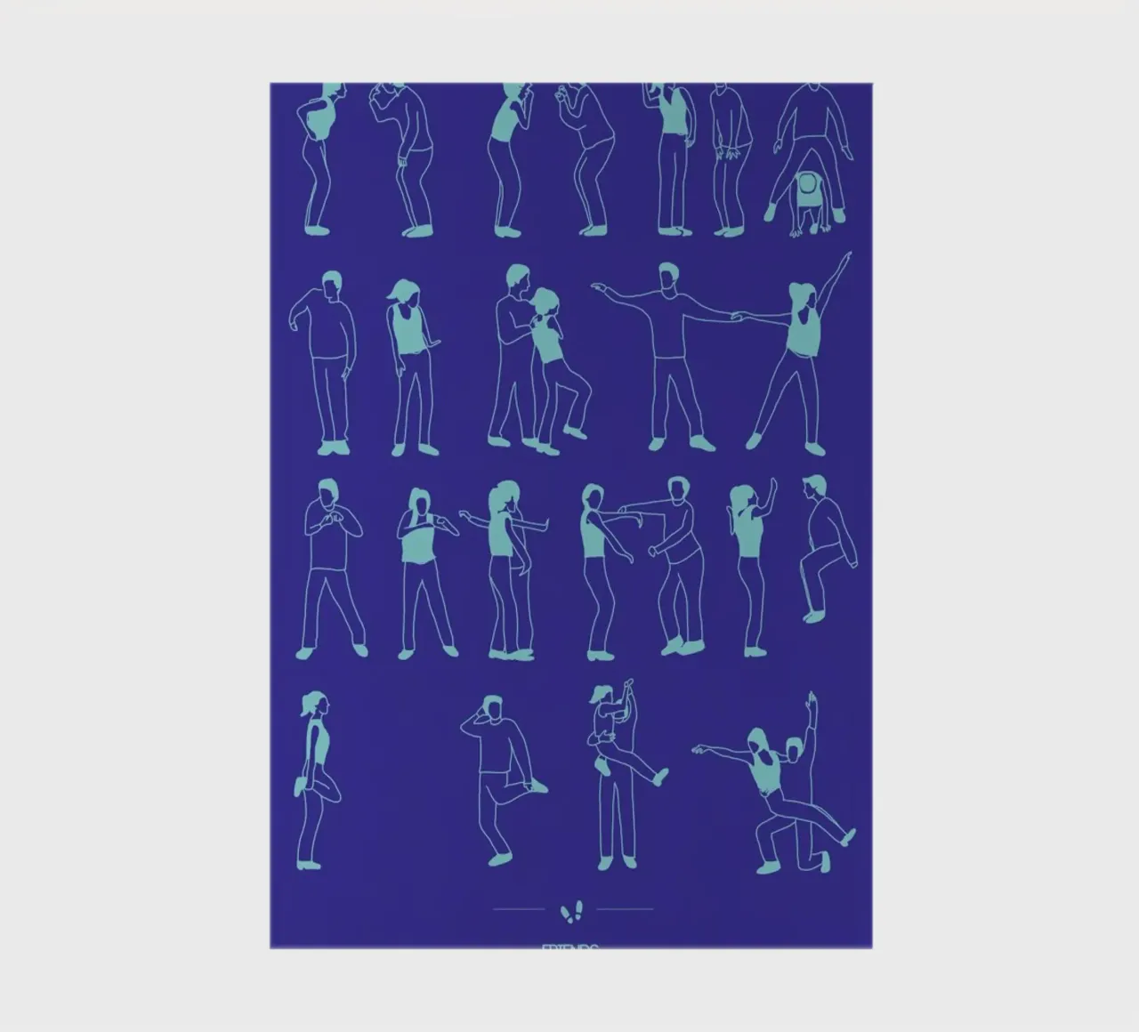 Friends - The Routine notebook by Niege Borges