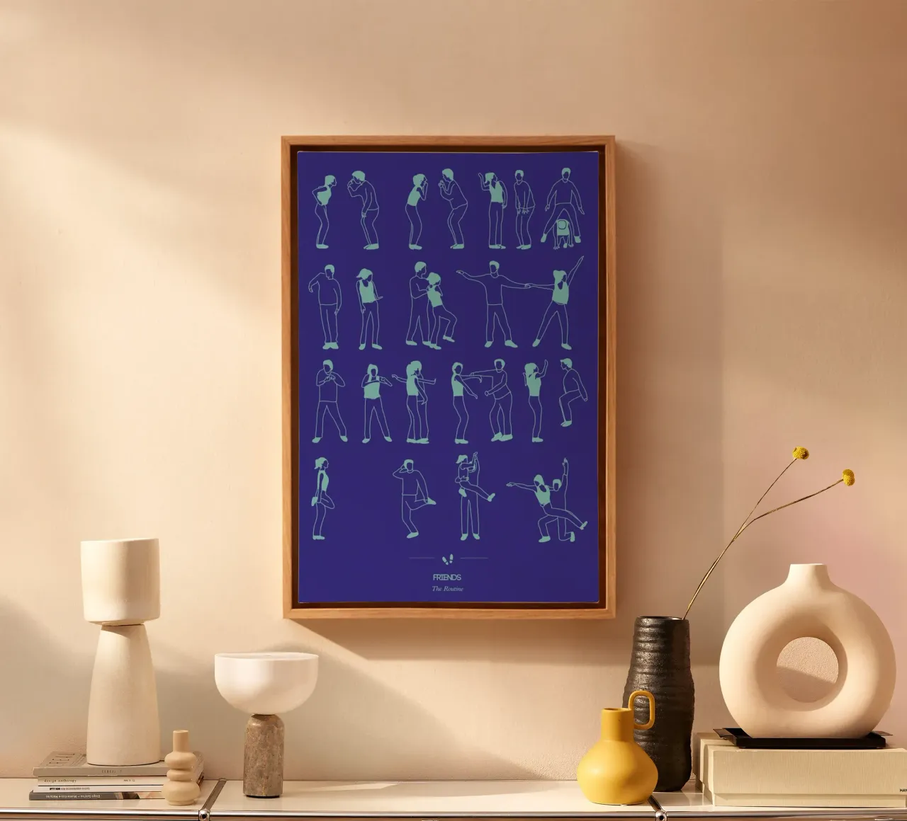 Friends - The Routine toile de Niege Borges