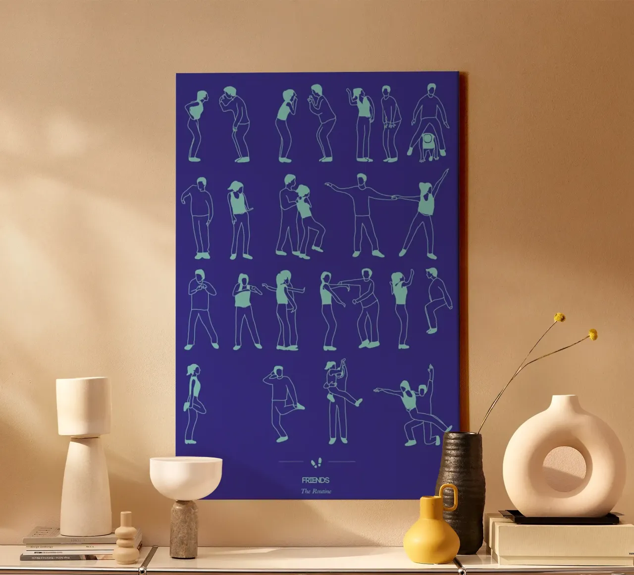 Friends - The Routine toile de Niege Borges