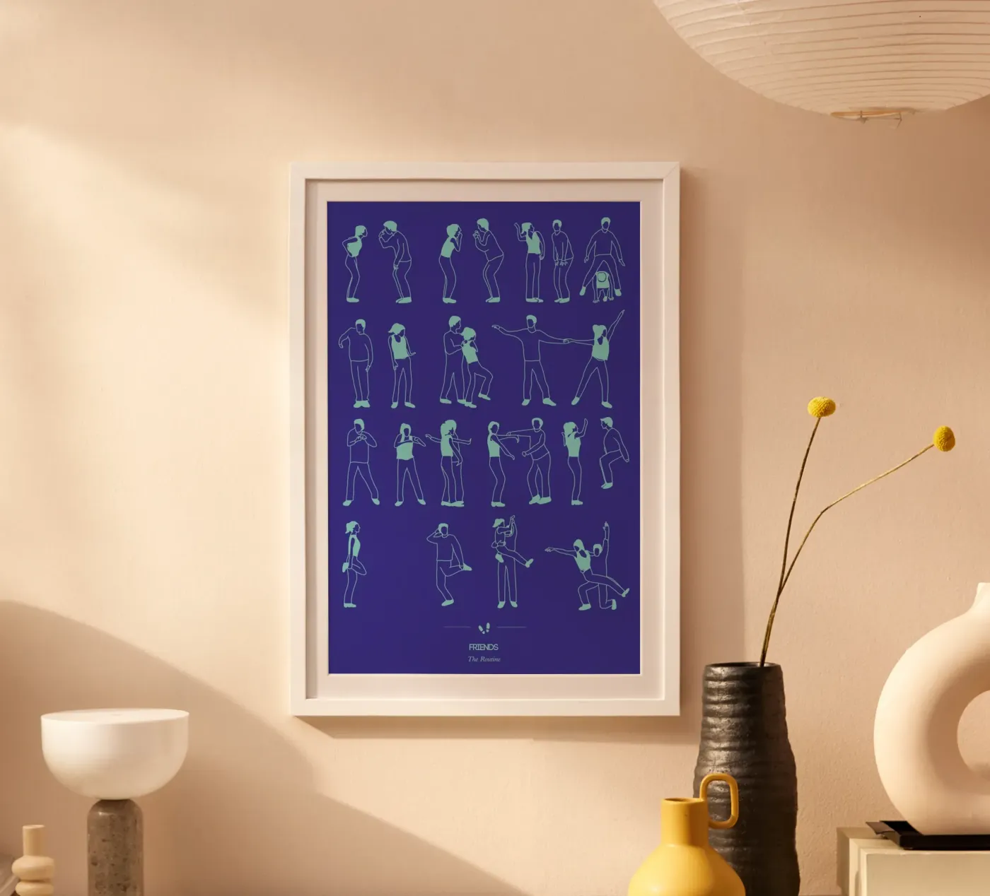 Friends - The Routine poster da Niege Borges