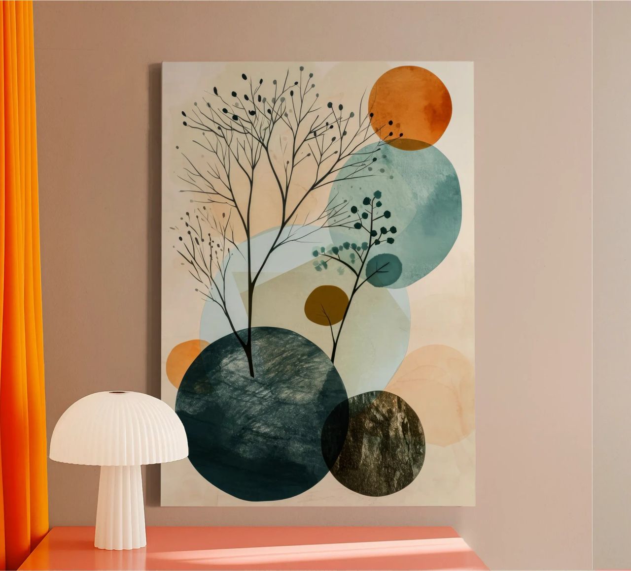 Minimalistische Entspannungskunst Leinwand von Justyna Jaszke JBJart