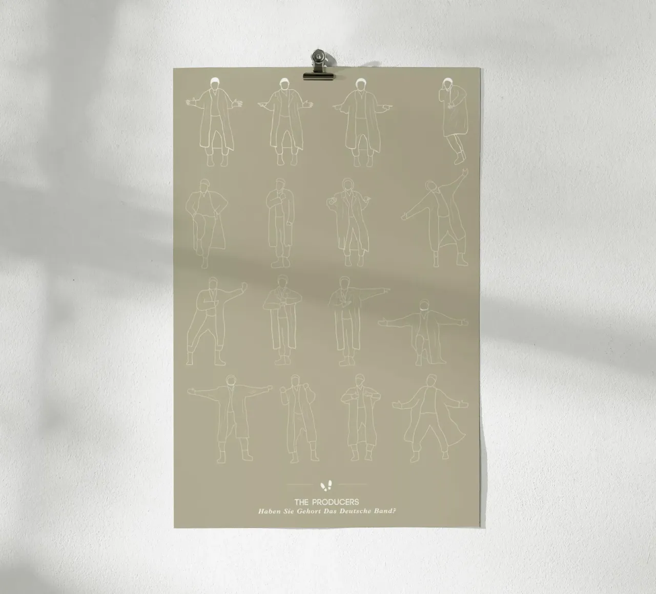 The Producers - Haben Sie Gehört Das Deutsche Band? poster con telaio in plastica da Niege Borges
