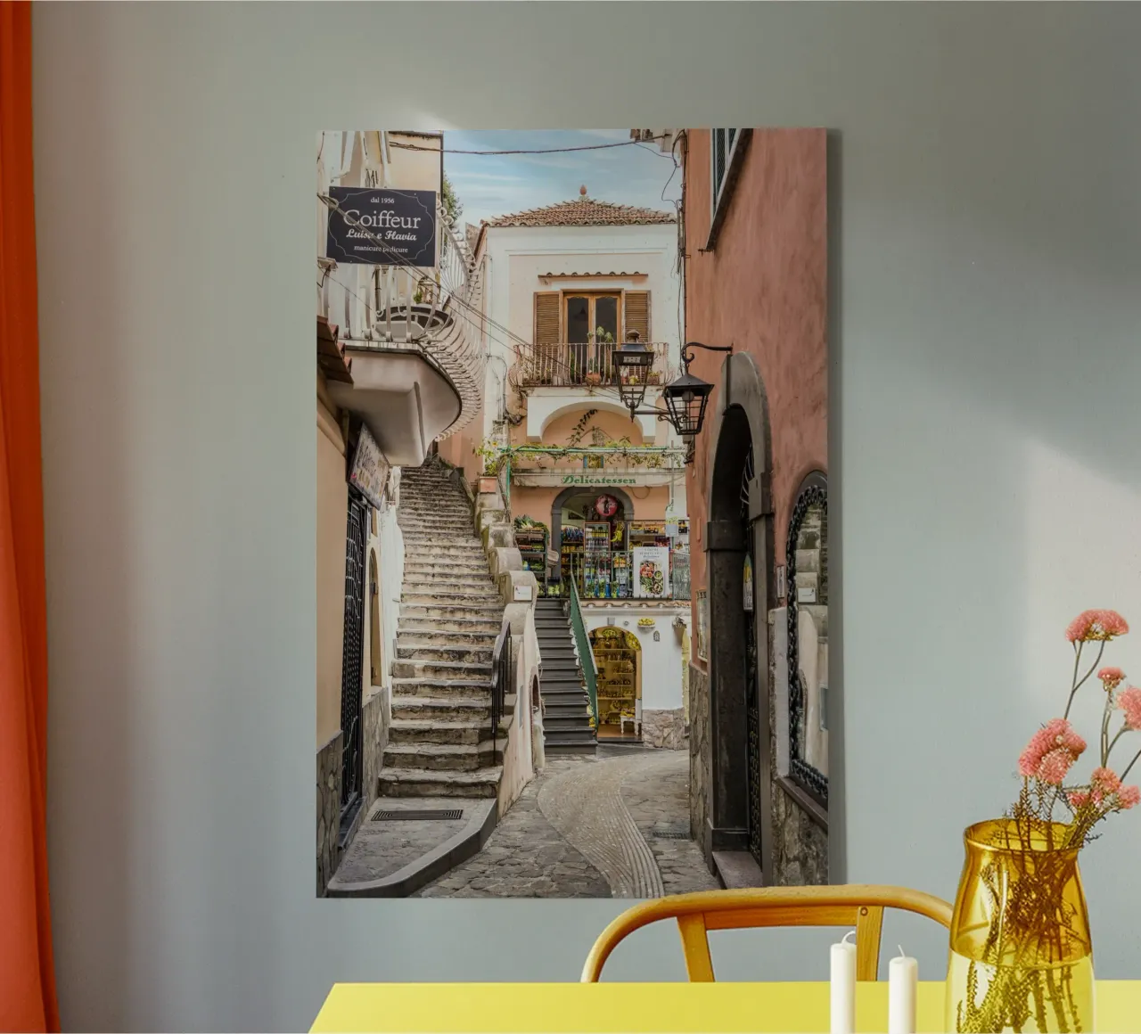 South of France Eze Town canvas van TheTravelClub