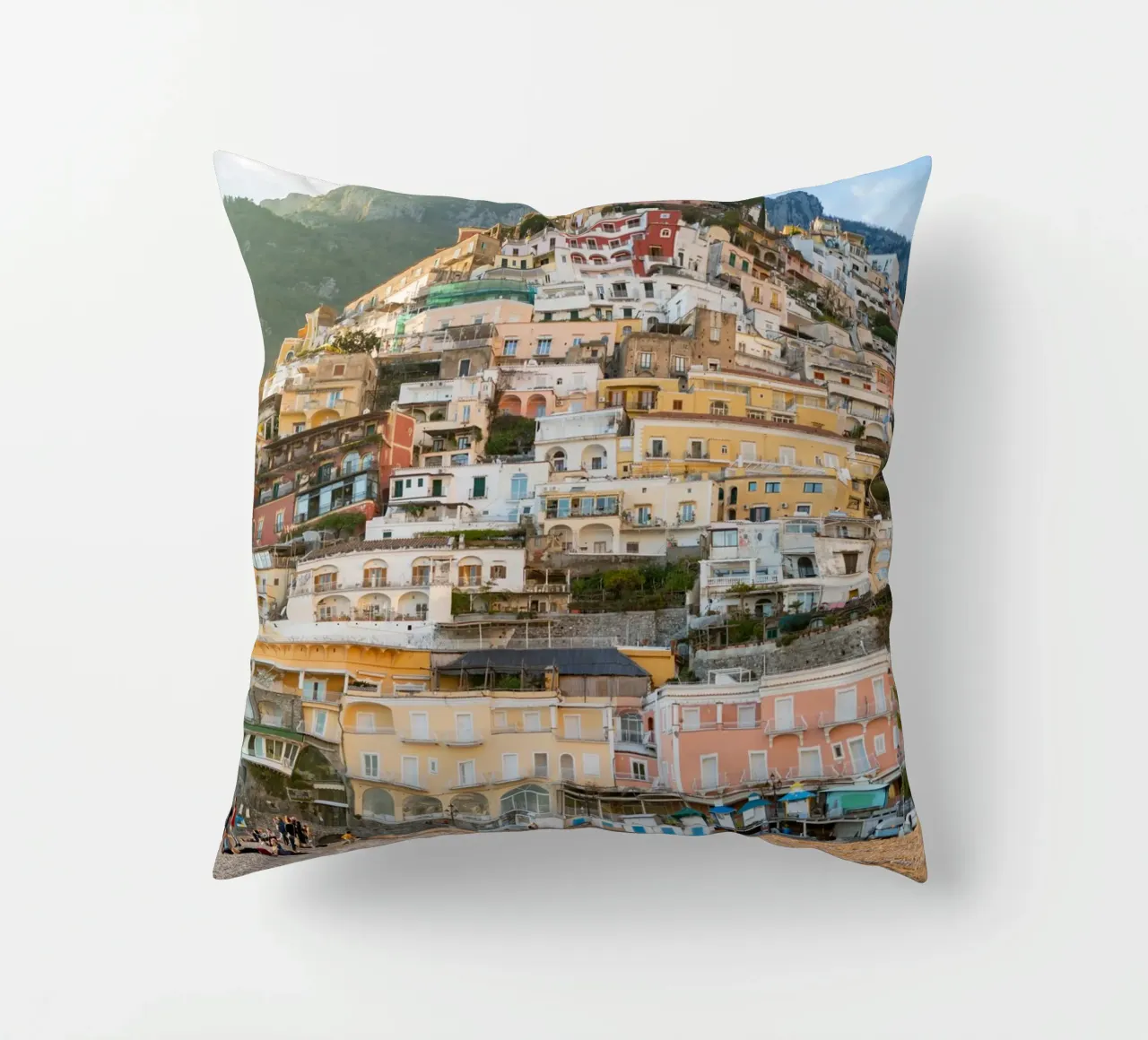 Positano Amalfi Coast, La Dolce Vita cuscino da TheTravelClub