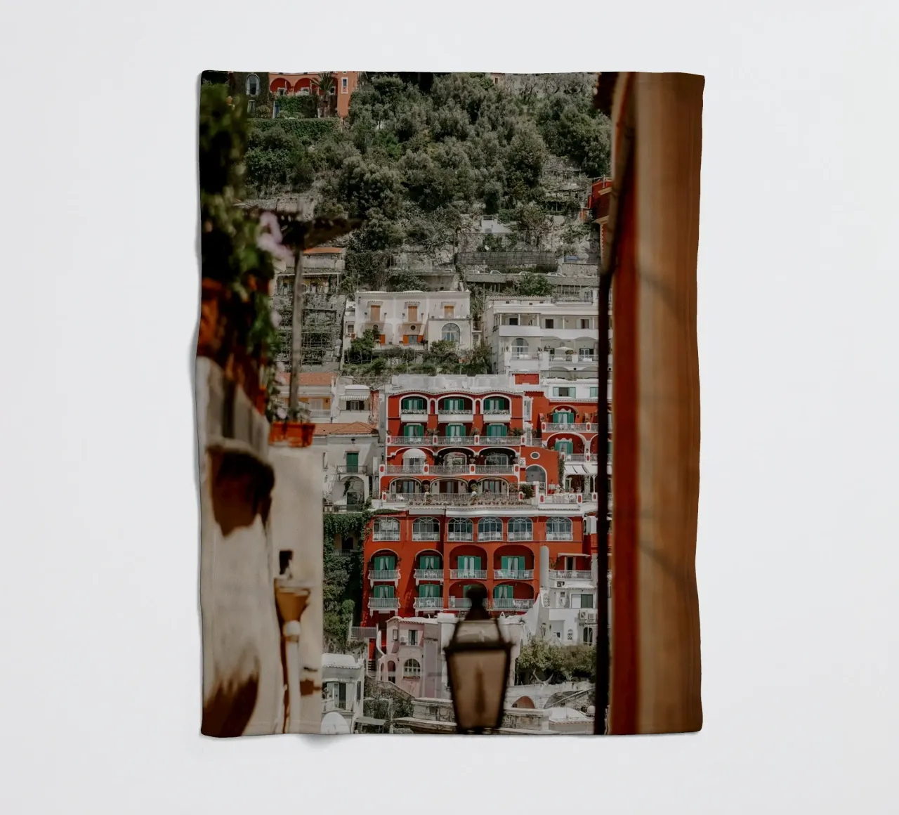 Positano Amalfi Coast, Le Sirenuse fleece blanket by TheTravelClub