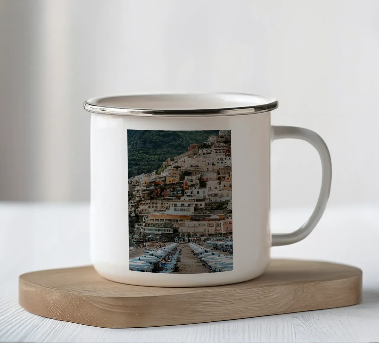 Amalfi Coast Positano tazza in smalto da TheTravelClub