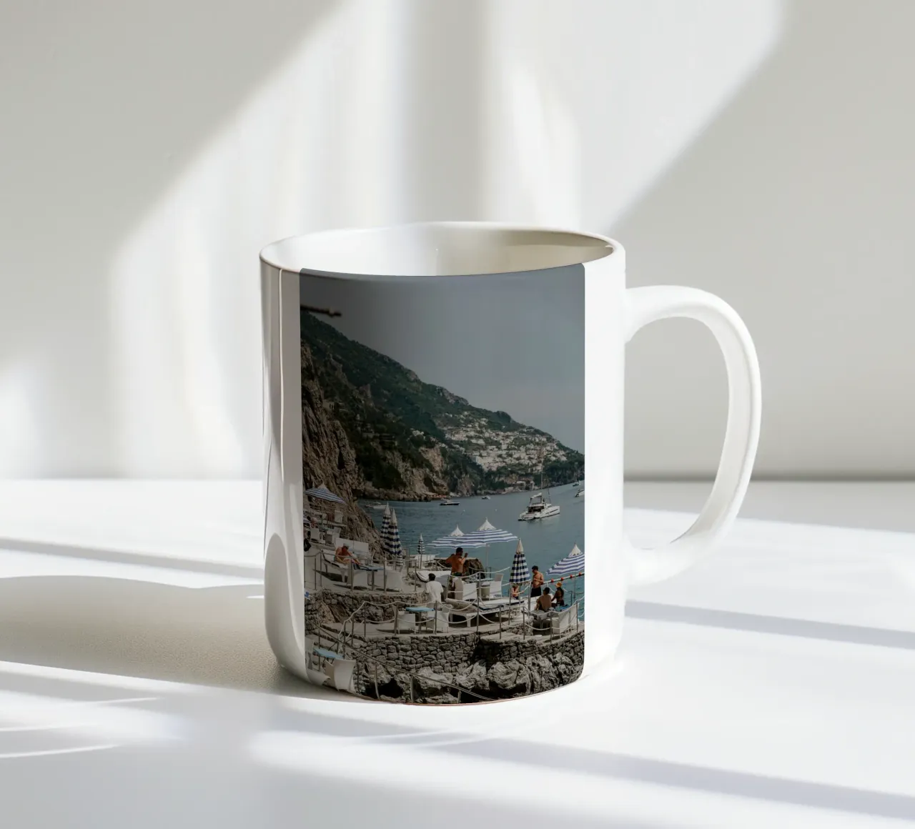 Beach Club South of France ceramic mug by TheTravelClub