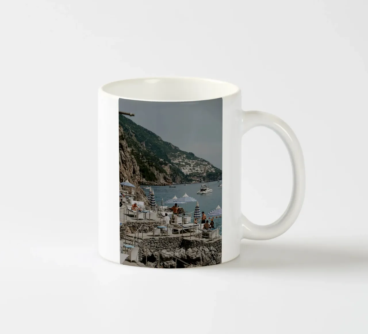 Beach Club South of France ceramic mug by TheTravelClub