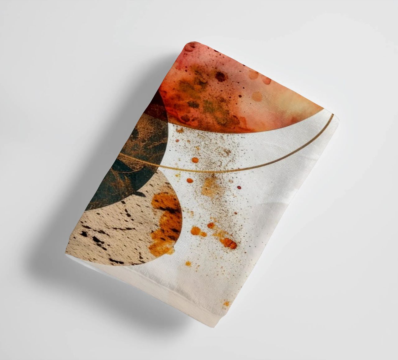 Minimal calm relaxation art towel by Justyna Jaszke JBJart