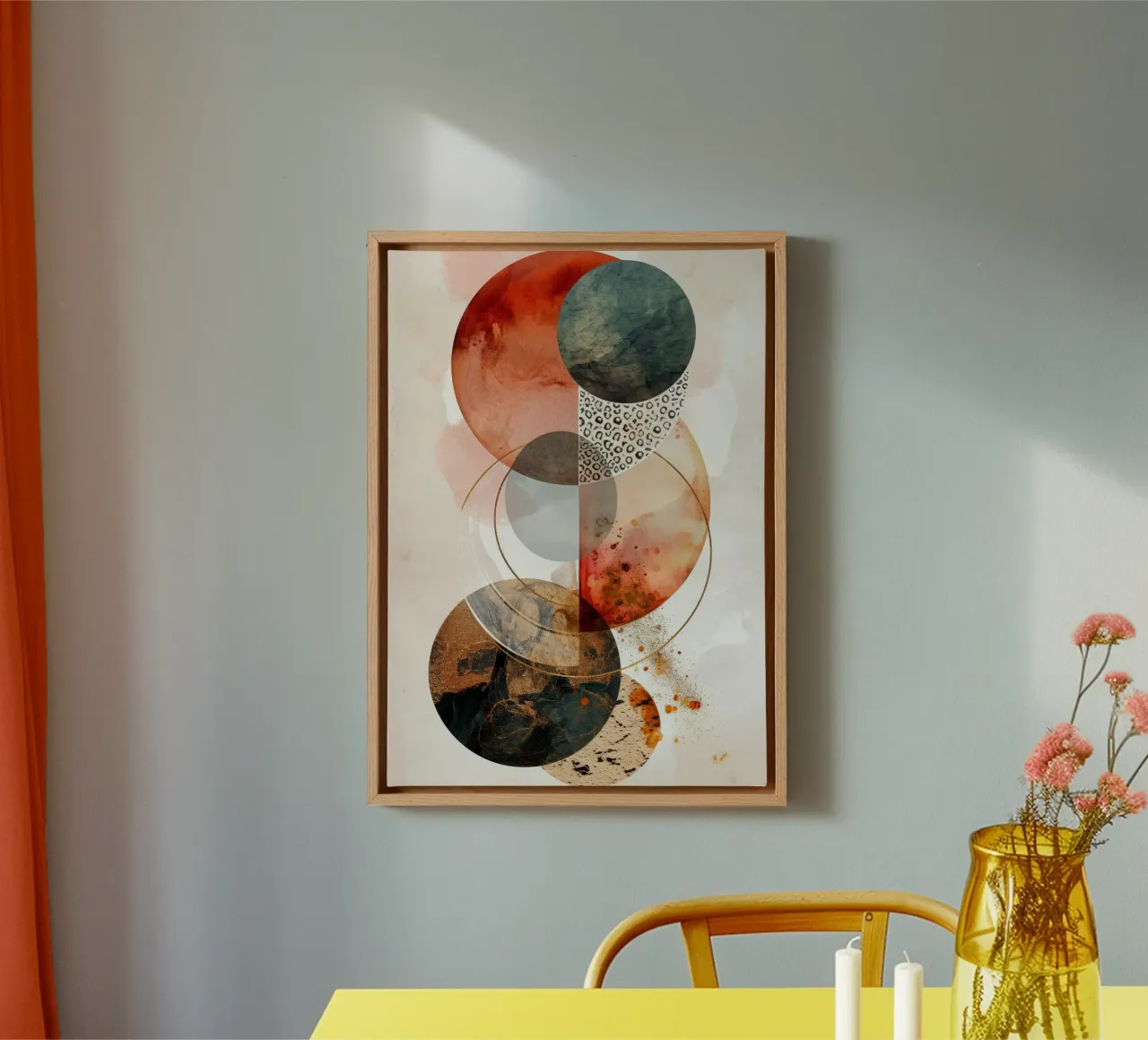 Arte di rilassamento minimale e calma tela da Justyna Jaszke JBJart