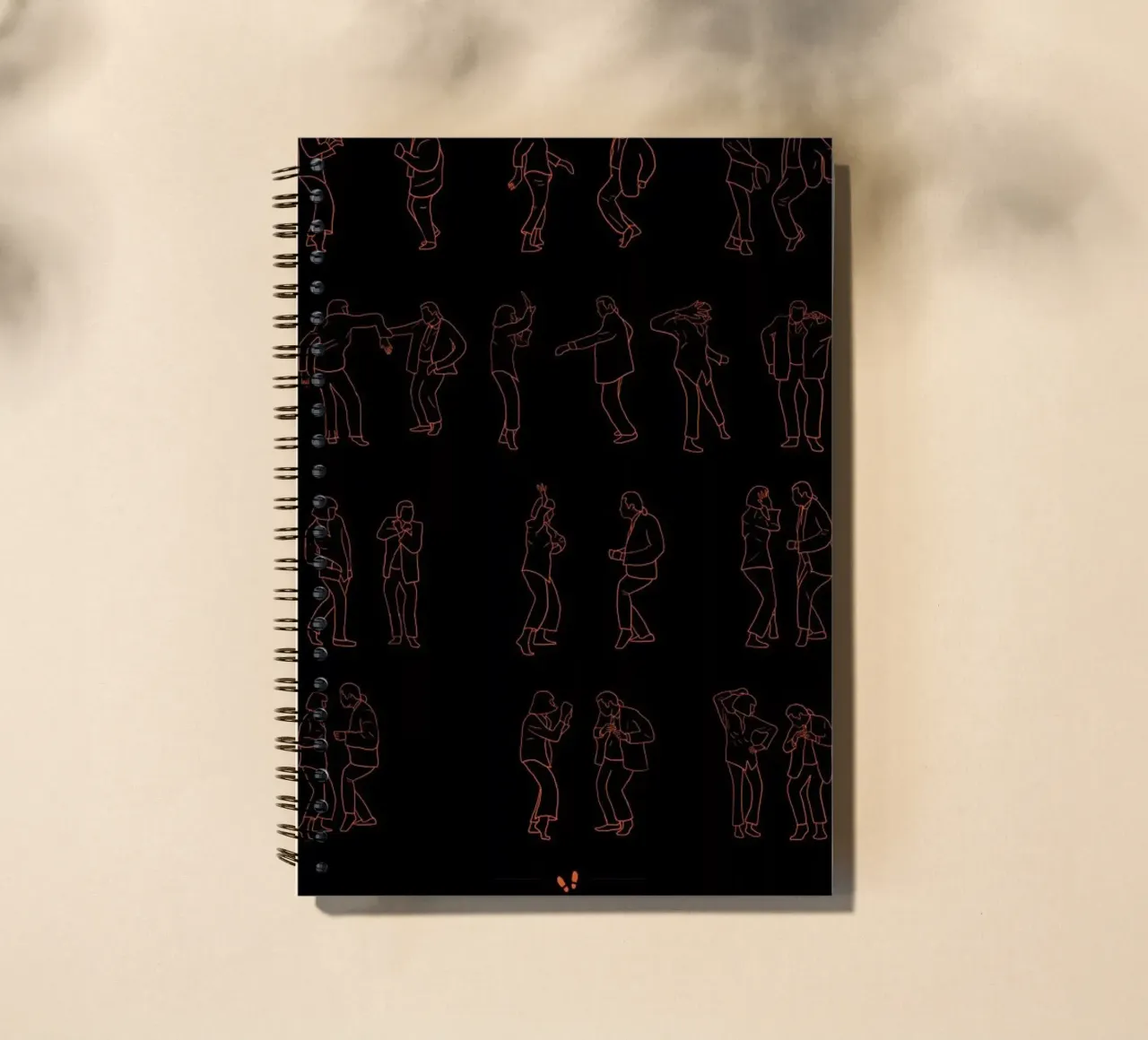 Pulp Fiction - You Never Can Tell spiral notebook by Niege Borges