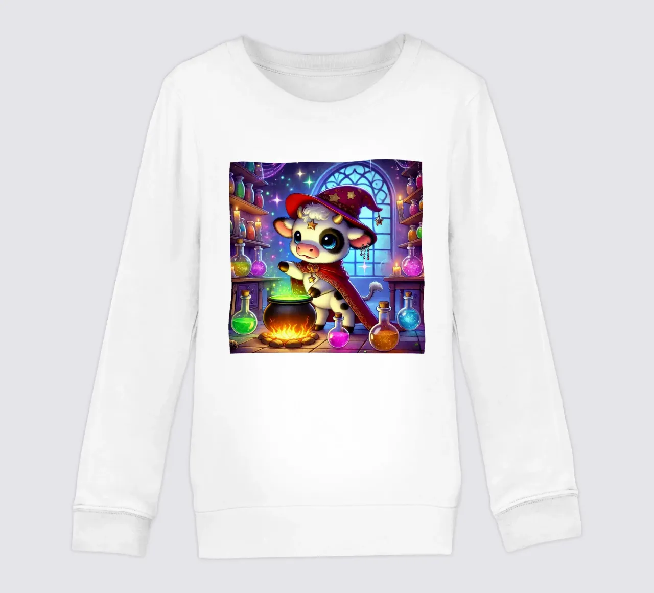 Alchimista magico di mucche da latte felpa bambino da FluffyToons