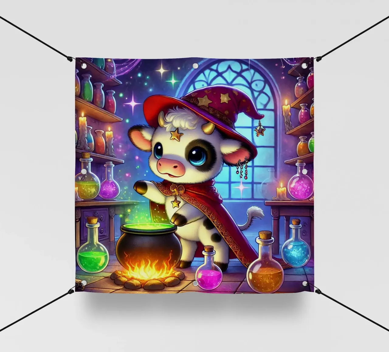 Alchimista magico di mucche da latte telo in pvc da FluffyToons
