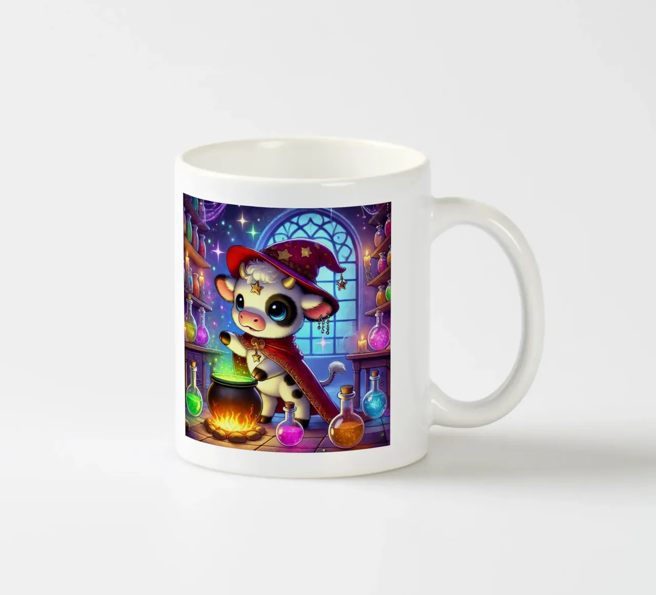 Alchimista magico di mucche da latte tazza in ceramica da FluffyToons