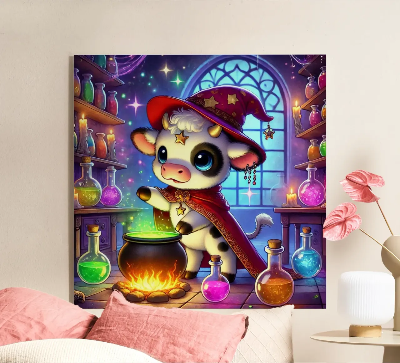 Alchimista magico di mucche da latte plexiglass da FluffyToons