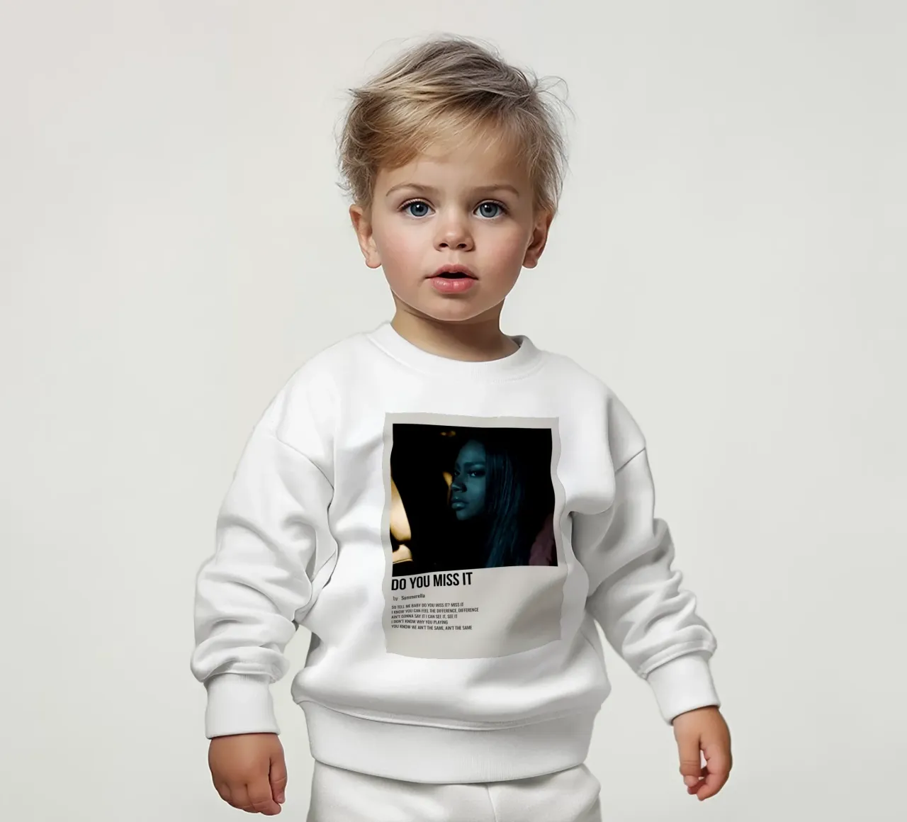 DO YOU MISS IT by Summerella baby sweatshirt by SoundStudio