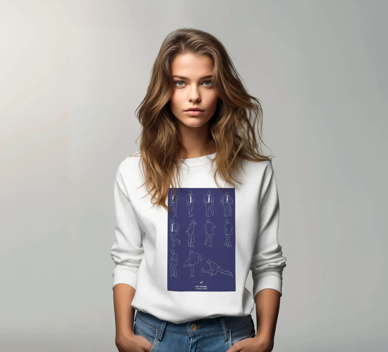 Sam Rockwell - On Jimmy Fallon felpa da Niege Borges