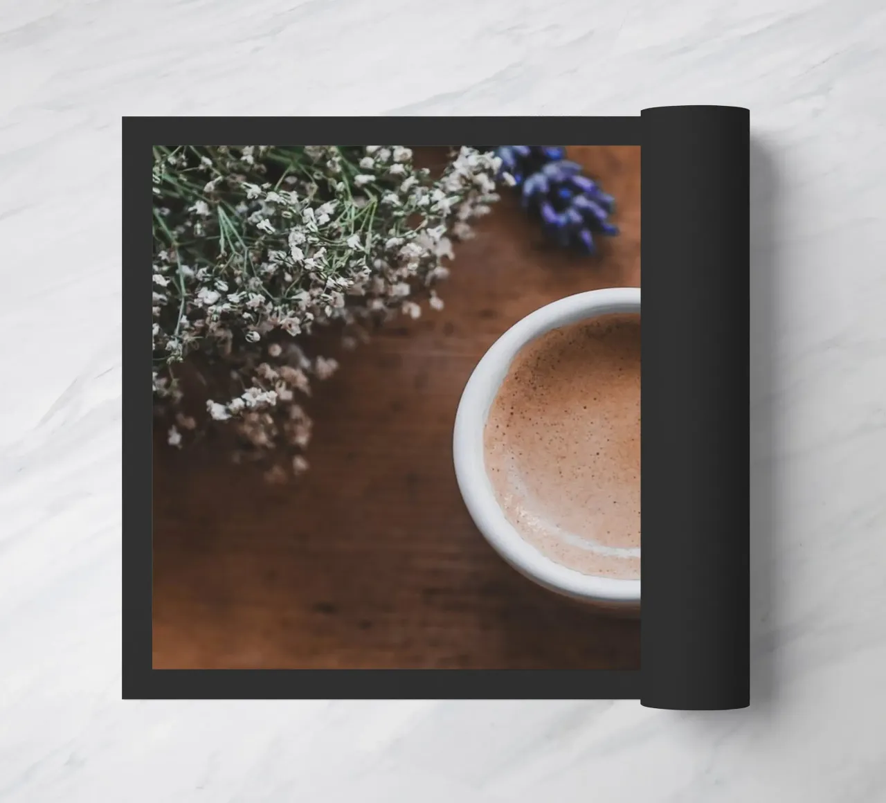 Mediterraner Espresso mit Lavendel zerbino da Carinaprint