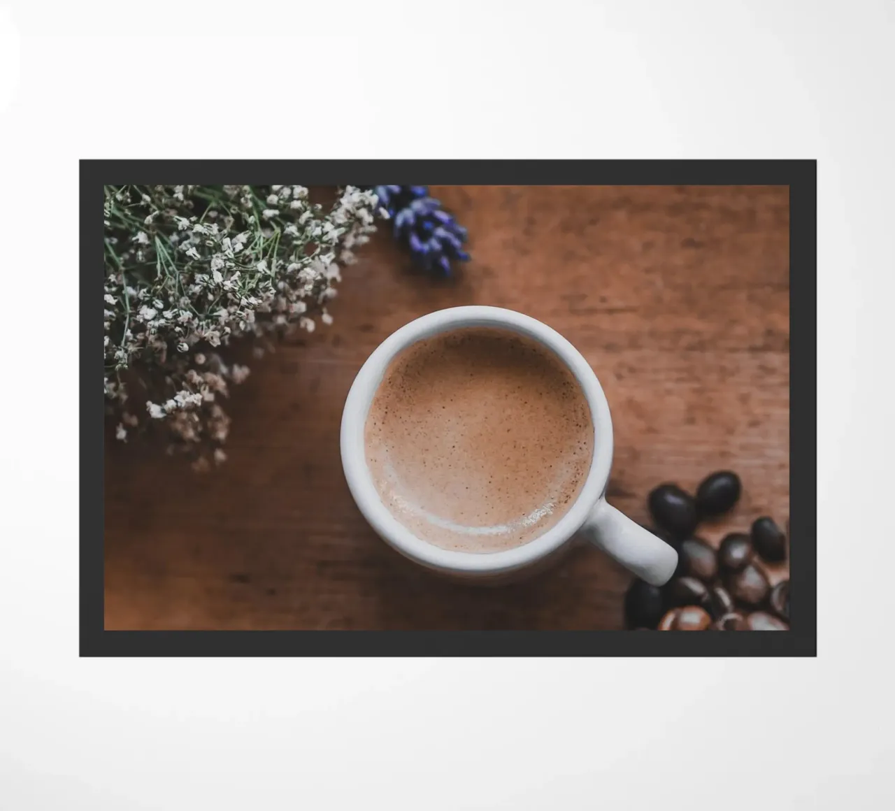 Mediterraner Espresso mit Lavendel zerbino da Carinaprint