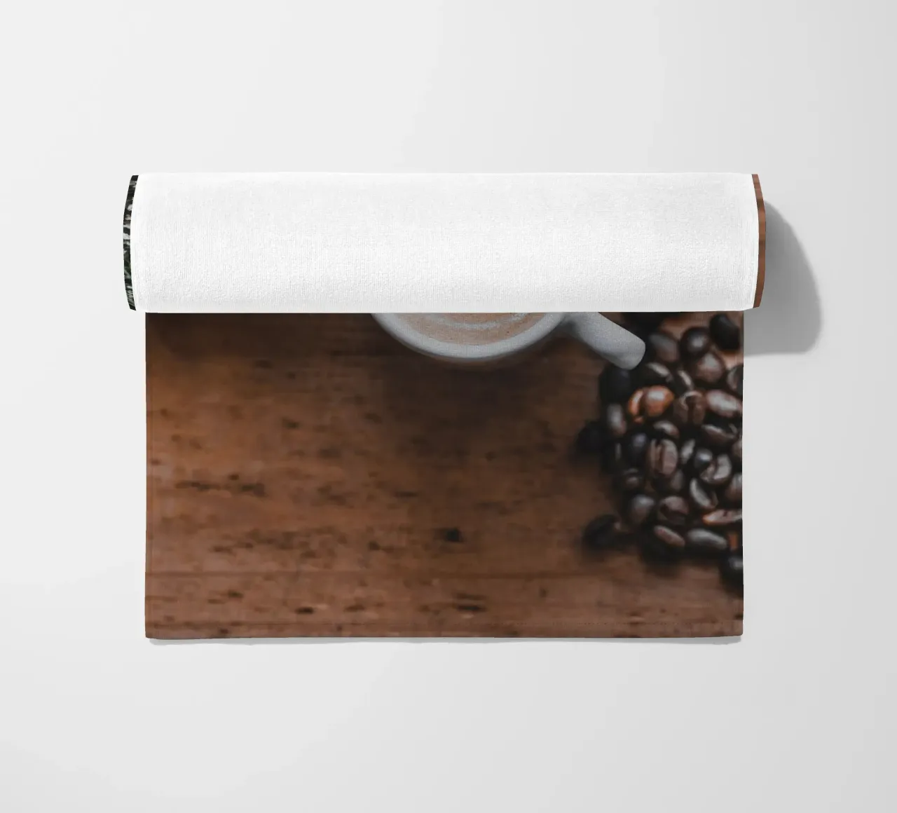 Mediterraner Espresso mit Lavendel telo mare da Carinaprint
