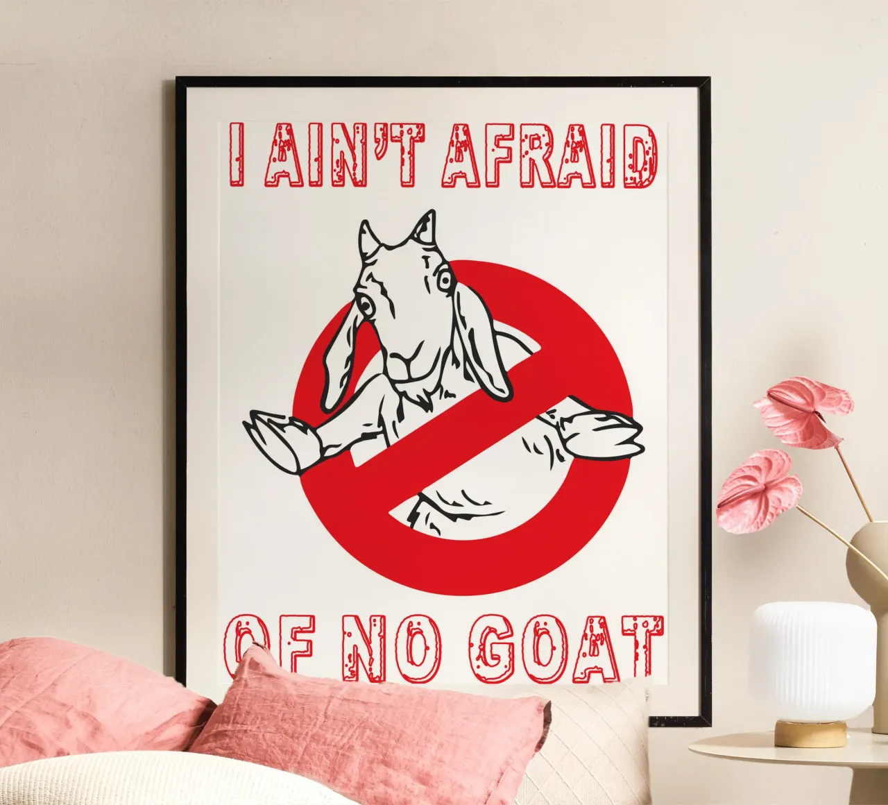 ich habe keine angst vor einer ziege Poster von ririedis