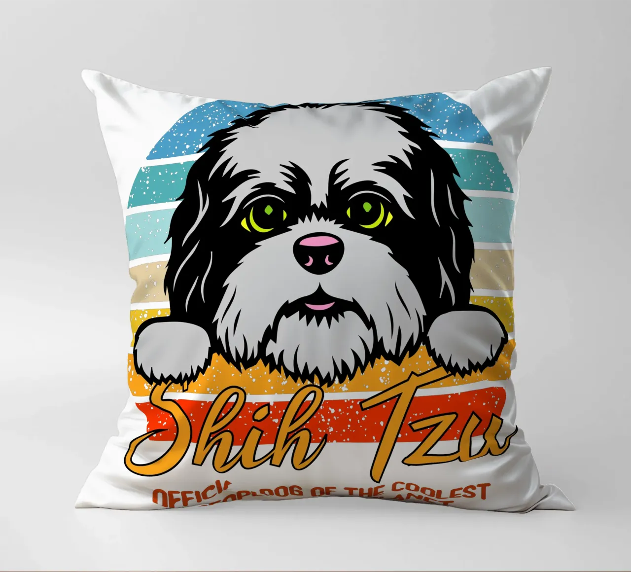 shih tzu cane ufficiale delle persone più cool del pianeta cuscino da ririedis